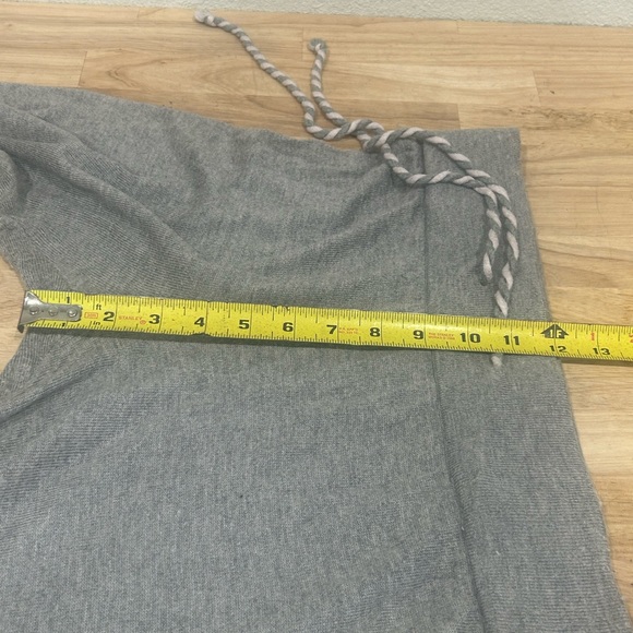 Lemon Cashmere Blend Ruffled Leg Joggers sz small - Picture 6 of 10